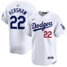Clayton Kershaw LAD Home Limited Jersey White