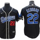 Los Angeles Dodgers #22 Clayton Kershaw Black Fashion Jersey