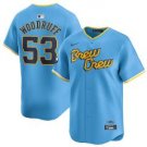 Brandon Woodruff Milwaukee Brewers City Connect Jersey Powder Blue