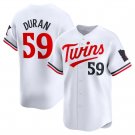 Minnesota Twins #59 Jhoan Duran Home Limited Player Jersey White