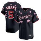 CJ Abrams Jersey #5 Washington Nationals Cherry Blossom Vapor Jersey