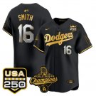Will Smith Jersey #16 Dodgers 2025 World Series Champions 250 USA Stitched