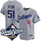 Alex Vesia Los Angeles Dodgers Road Limited 2025 World Series Jersey