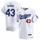 Los Angeles Dodgers #43 Anthony banda White Stitched Jersey
