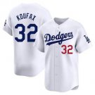 Dodgers #32 Sandy Koufax White Stitched Baseball Jersey