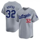 Dodgers #32 Sandy Koufax Gray Stitched Baseball Jersey