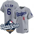 Hyeseong Kim Los Angeles Dodgers Road Limited 2025 World Series Jersey