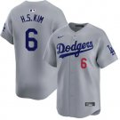 Hyeseong Kim Los Angeles Dodgers Road Limited Baseball Jersey