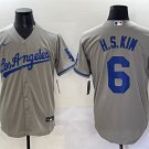 Hyeseong Kim #6 Los Angeles Dodgers Road Limited Baseball Jersey