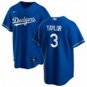 Dodgers #3 Chris Taylor Royal Cool Baseball Jersey