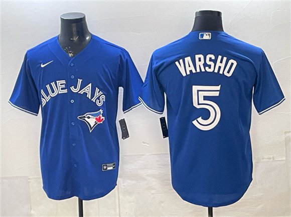 Toronto Blue Jays #5 Daulton Varsho Royal Cool Base Jersey