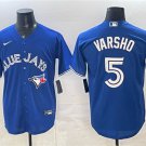 Toronto Blue Jays #5 Daulton Varsho Royal Cool Base Jersey