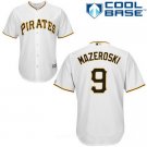 Men's Pittsburgh Pirates #9 Bill Mazeroski White Stitched Jersey