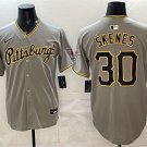 Men's Pittsburgh Pirates #30 Paul Skenes Gray Limited Stitched Baseball Jersey