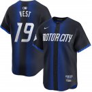Men's Detroit Tigers #19 Will Vest Nike Navy City Connect Limited Jersey