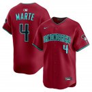Arizona Diamondbacks #4 Ketel Marte Nike Crimson Alternate Limited Jersey