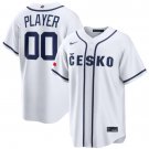Custom Czech Republic Baseball Nike White 2026 World Baseball Classic Jersey