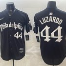 Men's Philadelphia Phillies #44 Jesús Luzardo Black Gothic Vapor Limited Stitched Jersey