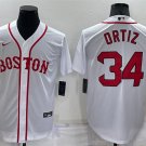 BOS #34 David Ortiz Cool Player Jersey White