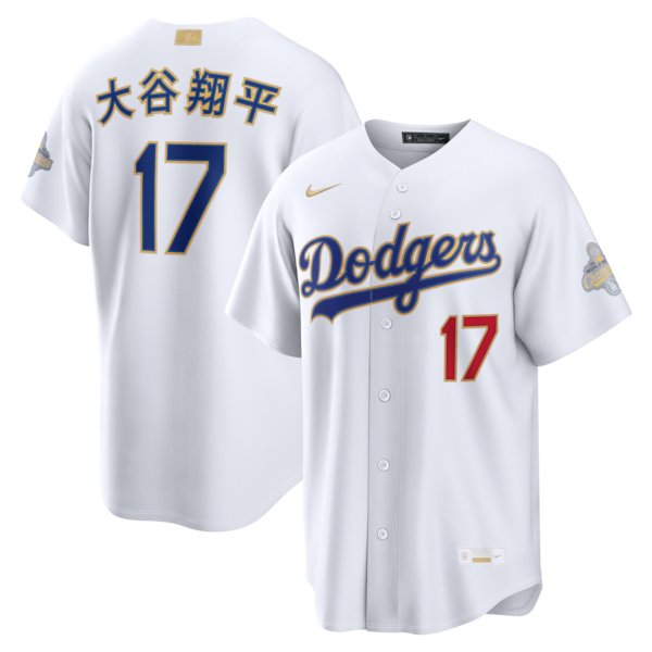Dodgers #17 &aring;&curren;&sect;&egrave;&deg;&middot;&ccedil;&iquest;�&aring;&sup1;&sup3; White 2026 Gold Collection Jersey