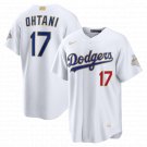 Dodgers #17 Shohei Ohtani White 2026 Gold Collection Jersey