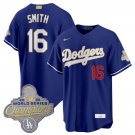 Dodgers #16 Will Smith Royal 2026 Alternate Gold Collection Stadium Stitched Jersey