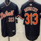 Men's Detroit Tigers #313 Motor City Navy Limited Jersey