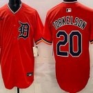 Men's Detroit Tigers #20 Spencer Torkelson Orange Limited Jersey