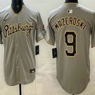 Men's Pittsburgh Pirates #9 Bill Mazeroski Grey Limited Jersey