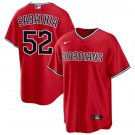 Mens Cleveland Guardians #52 CC Sabathia Red Alternate Limited Jersey