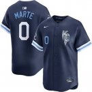 Mens Kansas City Royals #0 Starling Marte Nike Navy City Connect Jersey