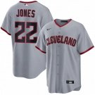Mens Cleveland Guardians #22 Nolan Jones Nike Gray Road Limited Jersey