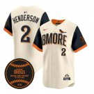 Mens Baltimore Orioles #2 Gunnar Henderson Nike Cream City Connect 2.0 Limited Jersey