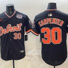 Men's Detroit Tigers #30 Kerry Carpenter Black 2026 Alternate USA 250' Patch Jersey