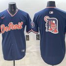 Men's Detroit Tigers Team Big Logo Navy 2026 Alternate Vapor Premier Jersey