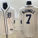 Detroit Tigers #7 Kevin McGonigle White Cool Base Baseball Jersey
