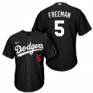 Dodgers #5 Freddie Freeman Black Limited Stitched Player Jersey