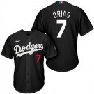 Dodgers #7 Julio Urias Black Cool Baseball Jersey