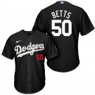 Dodgers #50 Mookie Betts Black Cool Player Jersey