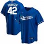 Dodgers #42 Jackie Robinson Royal Cool Player Stitched Jersey