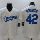 Men's & Youth Dodgers #42 Jackie Robinson Jersey cream
