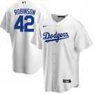 Dodgers #42 Jackie Robinson White Cool Baseball Jersey