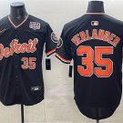 Detroit Tigers #35 Justin Verlander Black 2026 Alternate USA 250 Patch Vapor Premier Jersey