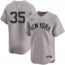 New York Yankees #35 Cody Bellinger Gray Without Name Limited Jersey