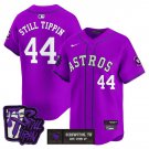 Men's Houston Astros #44 Still Tippin DJ Screw Still Tippin Purple Patch Vapor Jersey