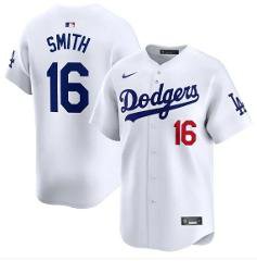 Los Angeles Dodgers #16 Will Smith White Limited Baseball Jersey