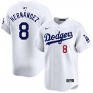 Los Angeles Dodgers Enrique Hernández White Limited Baseball Jersey