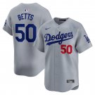 Los Angeles Dodgers Mookie Betts Gray Road Baseball Jersey