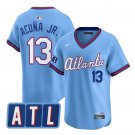 Mens Atlanta Braves #13 Ronald Acuna Jr. 2026 Blue City Connect 2.0 Limited Jersey