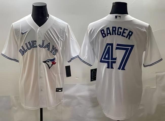 Toronto Blue Jays #47 Addison Barger White Cool Baseball Jersey